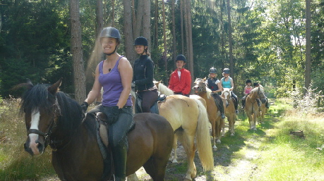 Waldwanderritt zum  Güneitz-Berg  