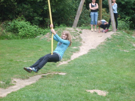 Seilbahn-Spa�  im Findlingspark am Heidehof