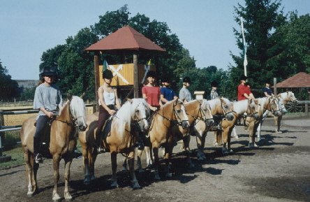 Aufstellung zur Bahnstunde