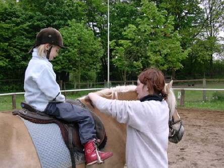 Michelle braucht noch Hilfe.